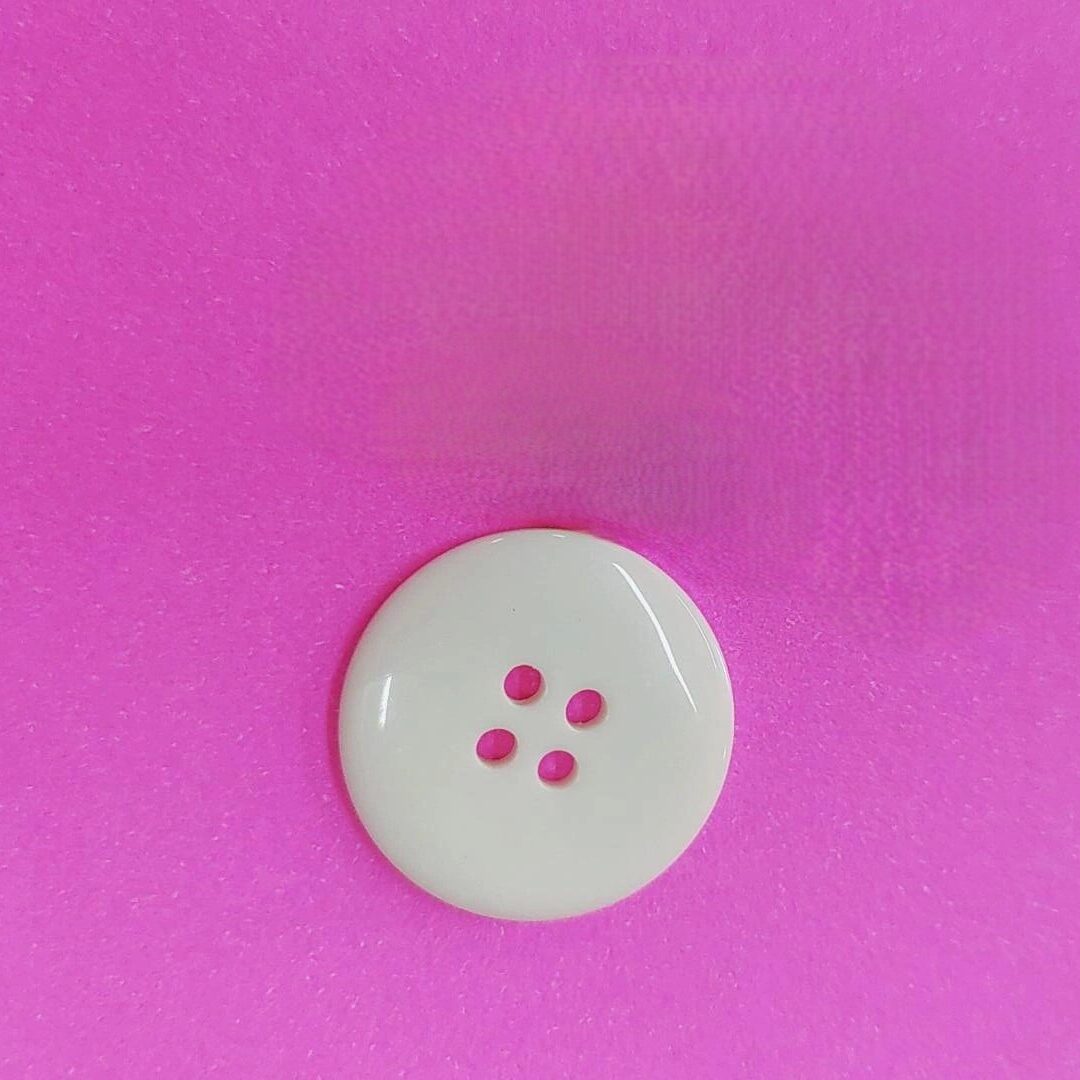 Botão Poliéster 0413/36 Tam 36 Branco/1000 pçs