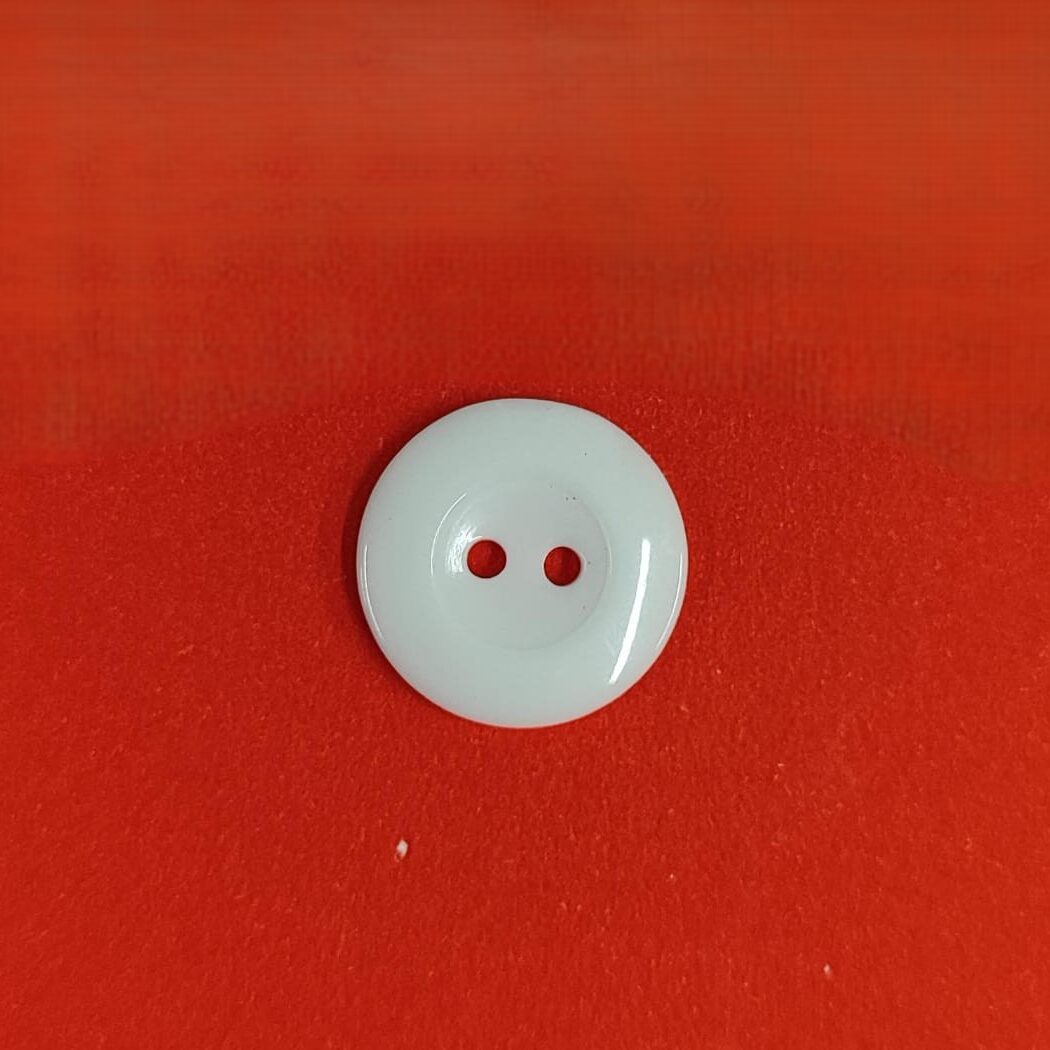 Botão Poliéster 101/24 Tam 24 Branco/1000 pçs