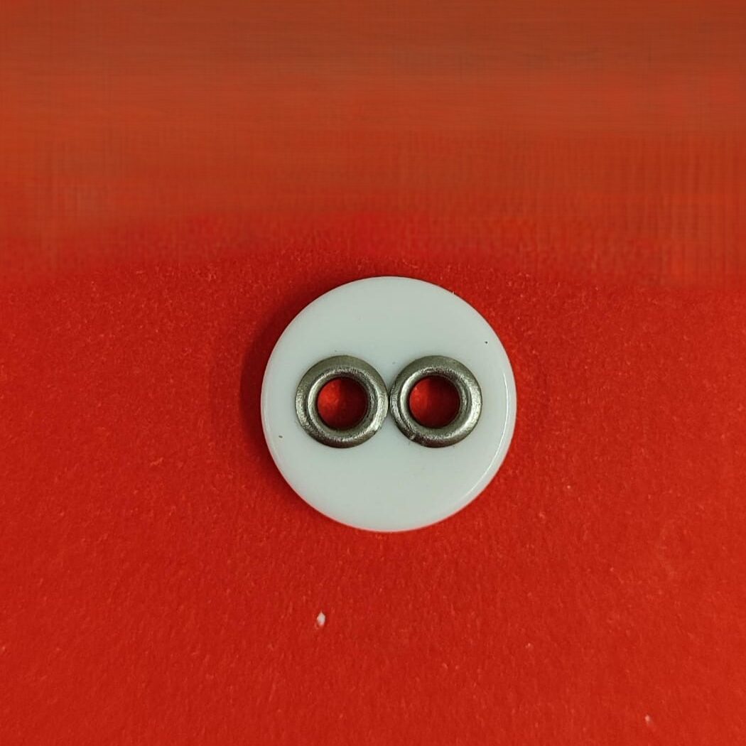 Botão Poliéster 11076/24 Tam 24 Branco/1000 pçs
