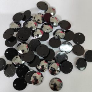 Chaton Redondo 12mm Metalizado/ 4000 peças