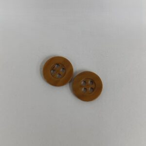 Botão Poliéster 156/18 Tam 18 Caramelo/1000 pçs