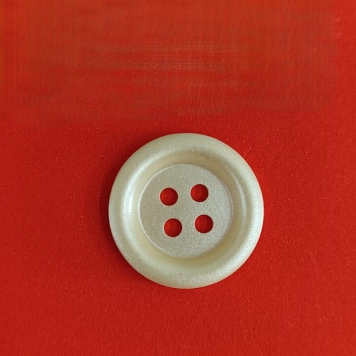 Botão Poliéster 158/40 Tam 40 Branco/1000 pçs