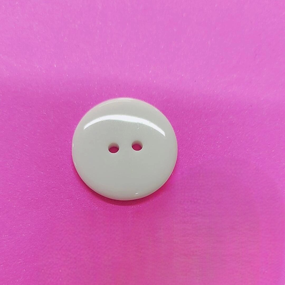 Botão Poliéster 878/44 Tam 44 Branco/1000 pçs