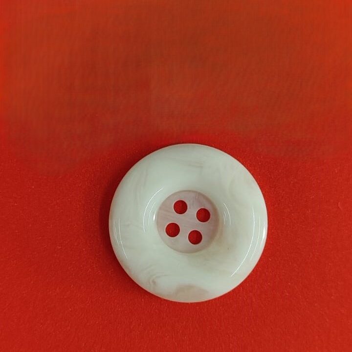 Botão Poliéster 165/40 Tam 40 Branco/1000 pçs