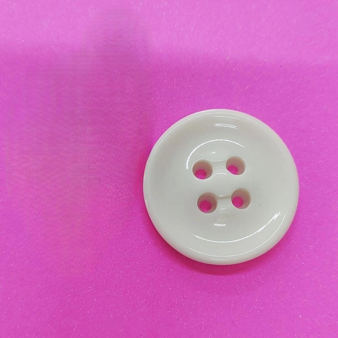 Botão Poliéster 302/48 Tam 48 Branco/500 pçs