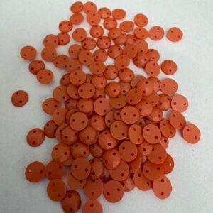 Chaton Redondo 6mm Laranja/ 10000 peças