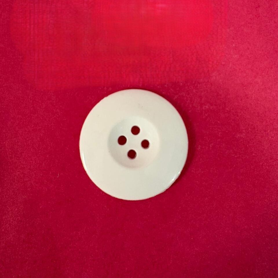Botão Poliéster 9087/54 Tam 54 Branco/500 pçs