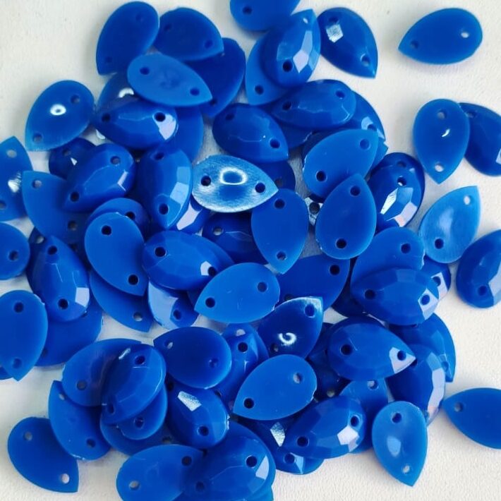 Chaton Gota 10x14mm Azul/ 4000 peças