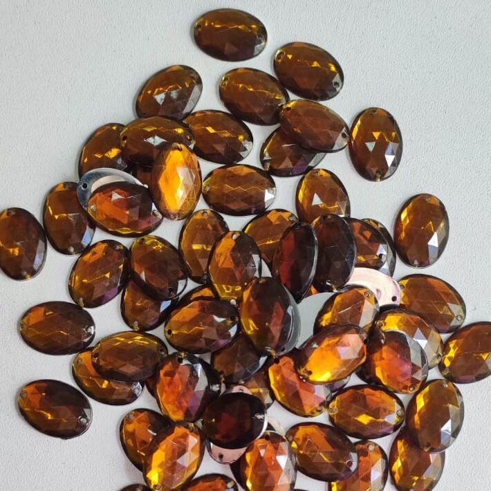 Chaton Oval 13x18mm Coca/ 3000 peças