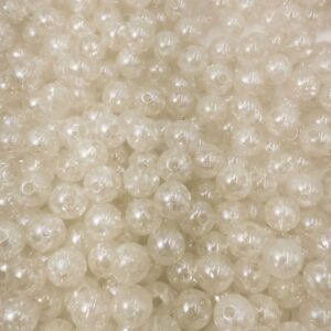 Pérola Inteira de 7mm com Furo cor Pérola/ 1kg