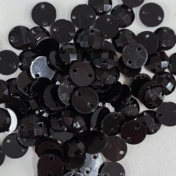 Chaton Redondo 8mm Preto/ 7500 peças