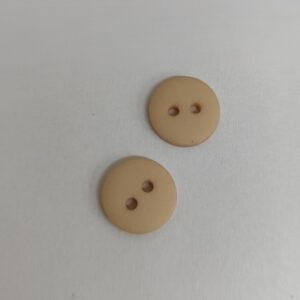 Botão Poliéster 001/18 Tam 18 Bege/1000pçs
