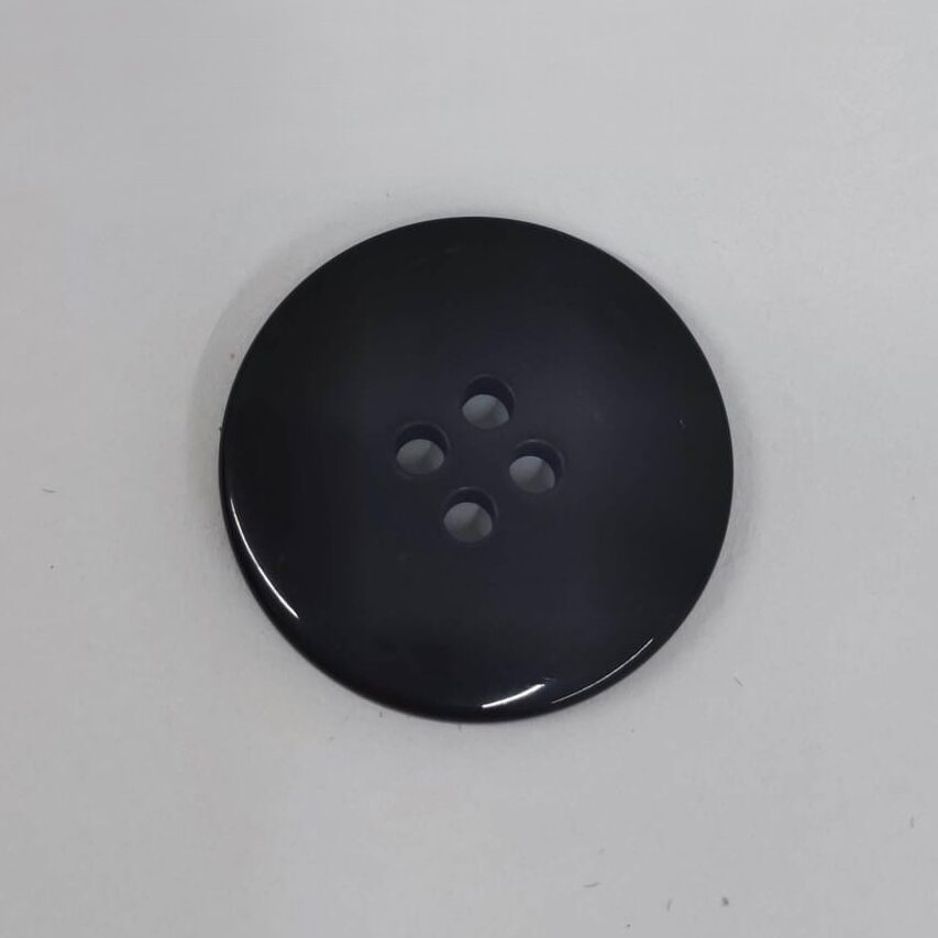 Botão Poliéster 0413/54 Tam 54 Preto/500 pçs