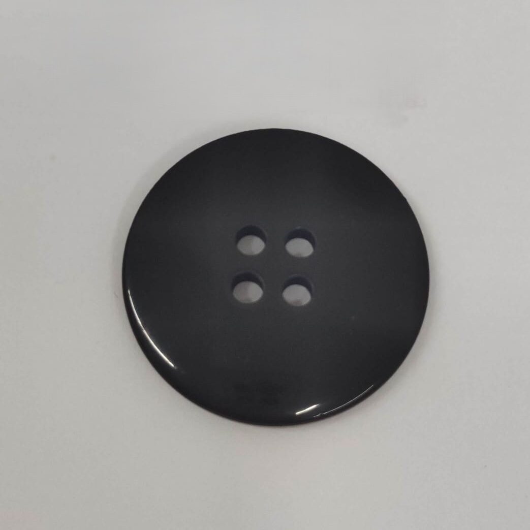 Botão Poliéster 0413/72 Tam 72 Preto/500 pçs