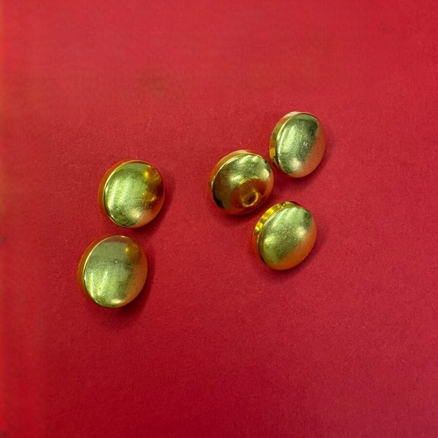 Botão de ABS 087/18 Tam 18 Dourado/ 1000 pçs