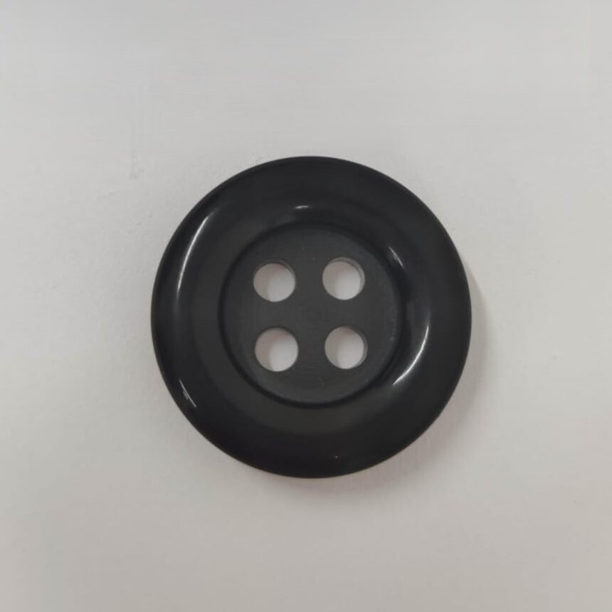 Botão Poliéster 1012/48 Tam 48 Preto/500 pçs