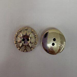 Botão de ABS 118/40 Tam 40 Dourado/1000 pçs