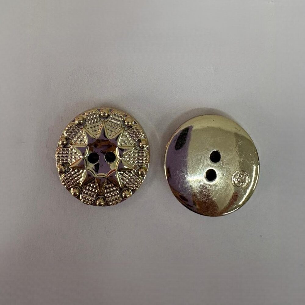 Botão de ABS 118/40 Tam 40 Dourado/1000 pçs