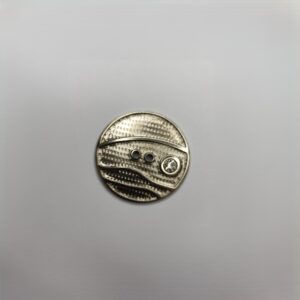 Botão de Metal 11930/48 Tam 48 Níquel/ 500 pçs