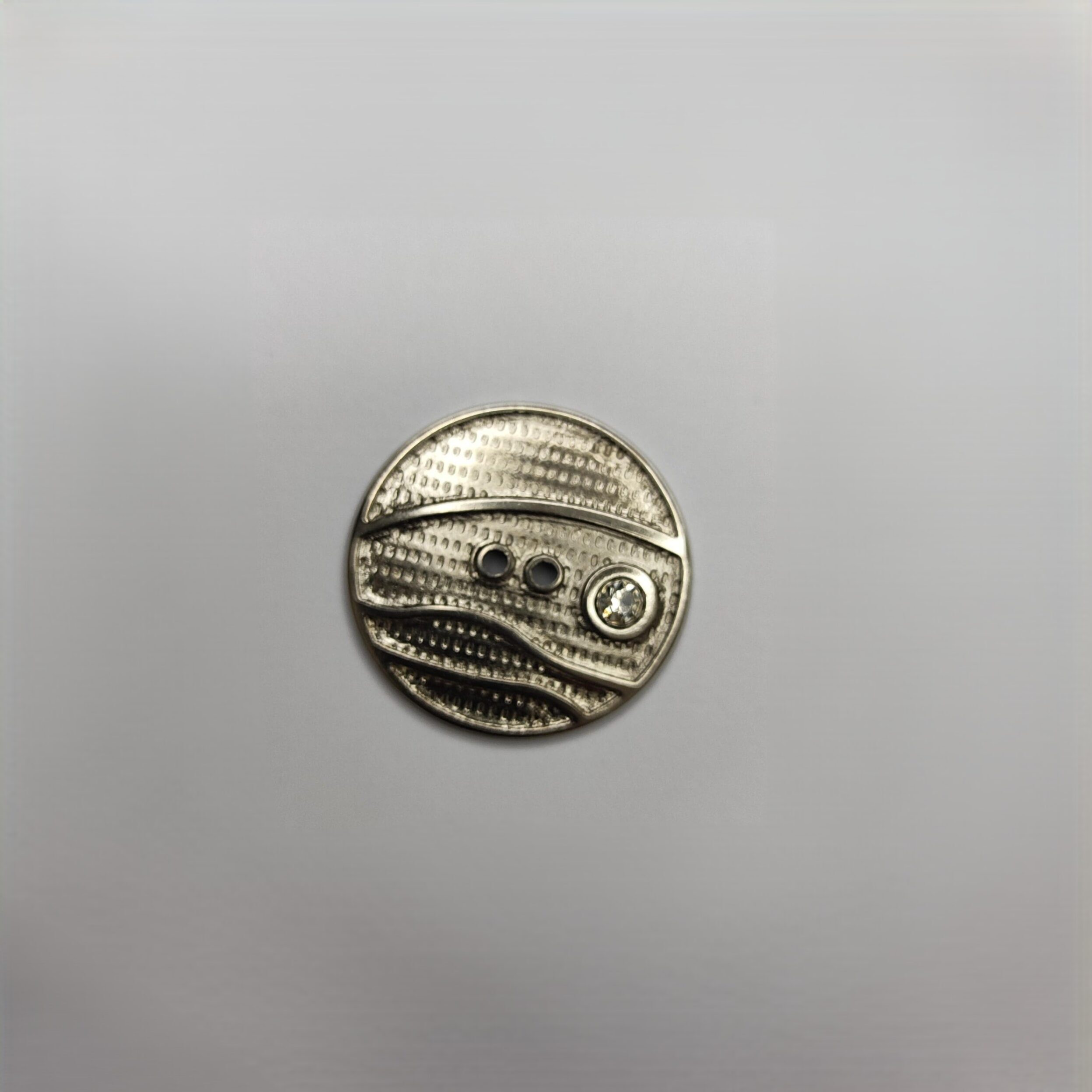 Botão de Metal 11930/48 Tam 48 Níquel/ 500 pçs