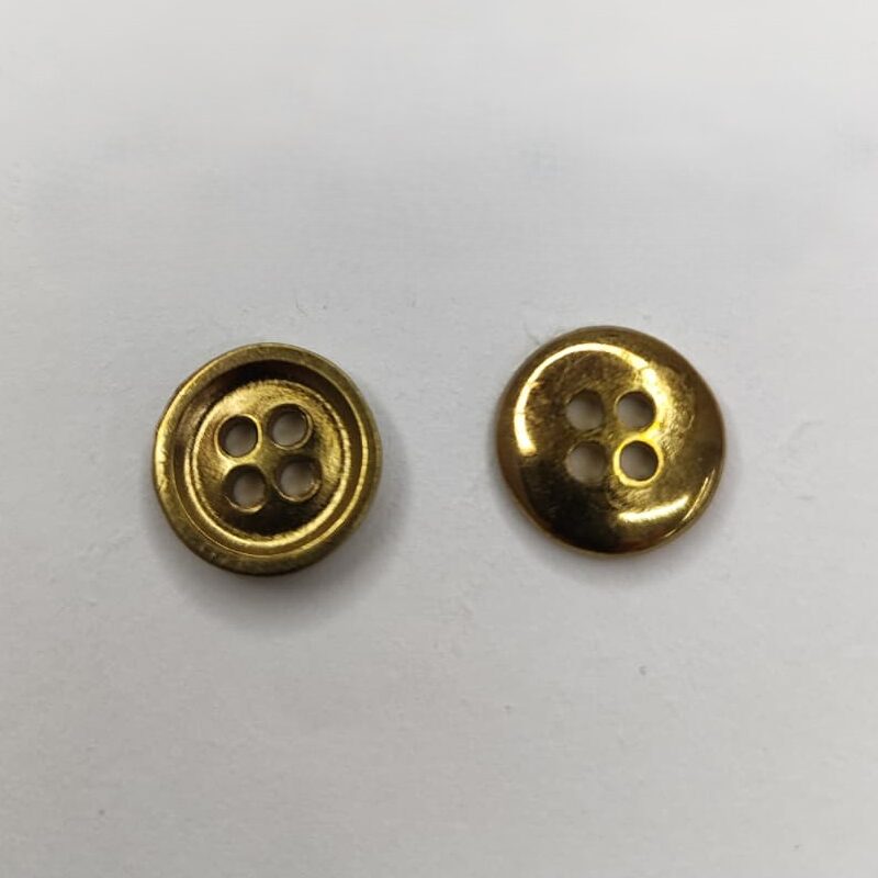 Botão de Metal 1234/24 Tam 24 Dourado/1000 pçs