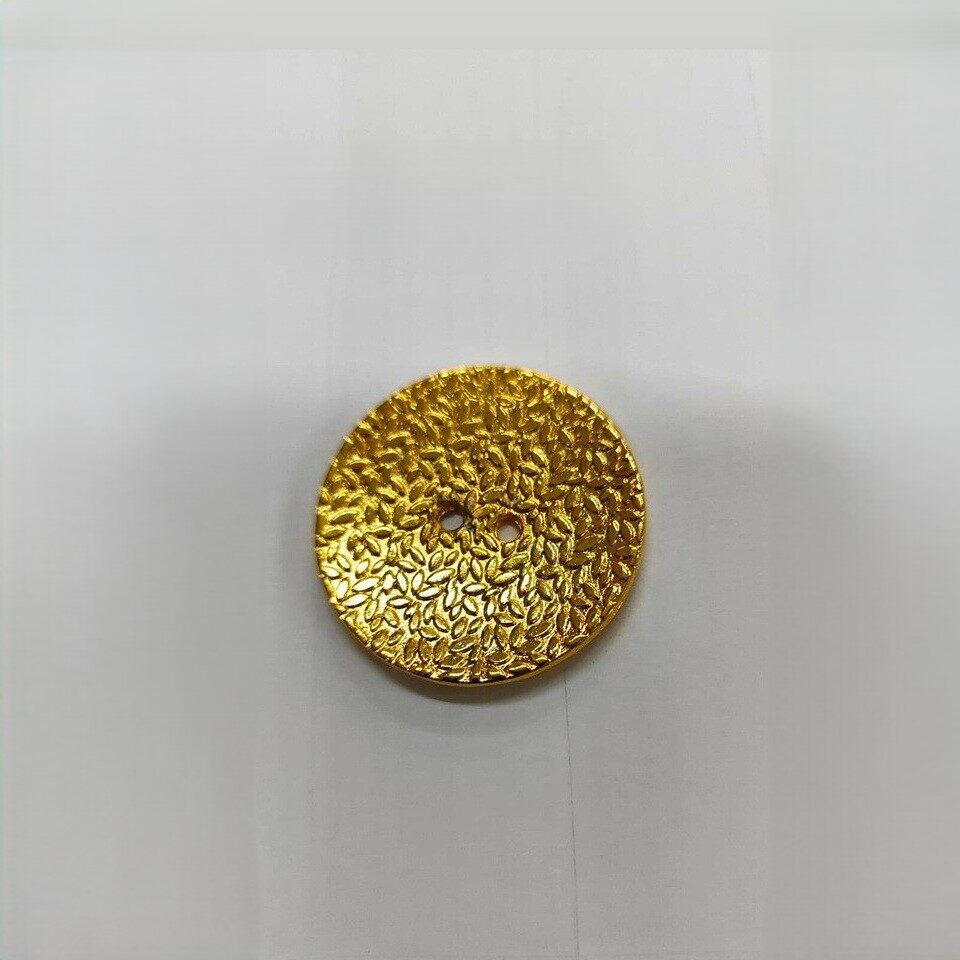 Botão de Metal 1354/54 Tam 54 Dourado/ 500 pçs