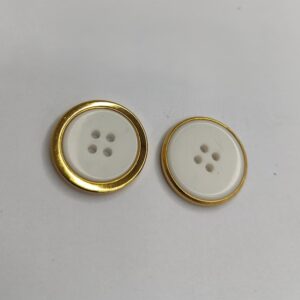 Botão Poliéster 1604/40 Tam 40 Branco/1000 pçs