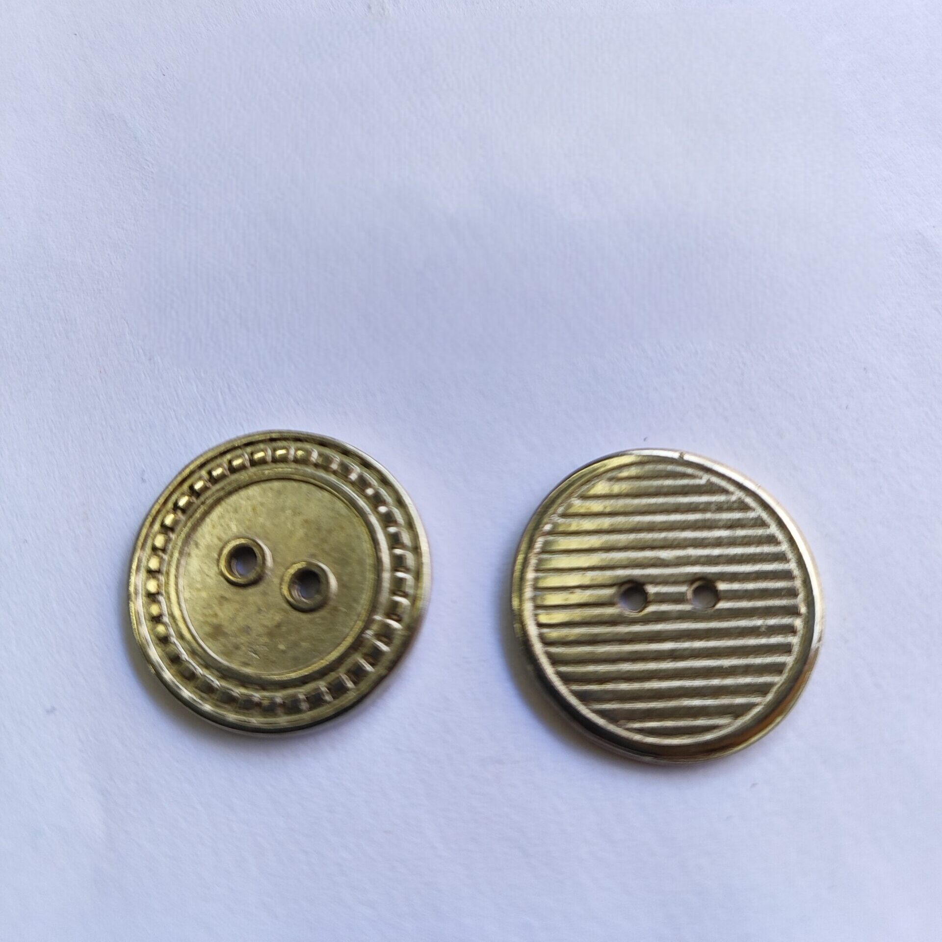 Botão de Metal 1735/38 Tam 38 Dourado/1000 pçs