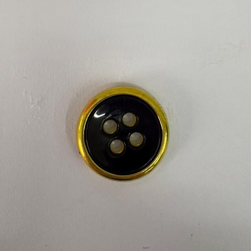 Botão Poliéster 199/40 Tam 40 Preto/1000 pçs