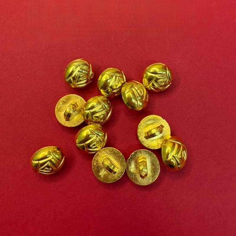 Botão de ABS 205/14 Tam 14 Dourado/ 1000 pçs