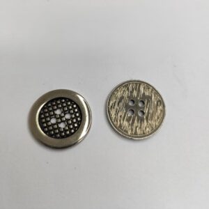 Botão de Metal 2265/34 Tam 34 Níquel/1000 pçs
