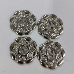 Botão de Metal 2387/36 Tam 36 Níquel/1000 pçs