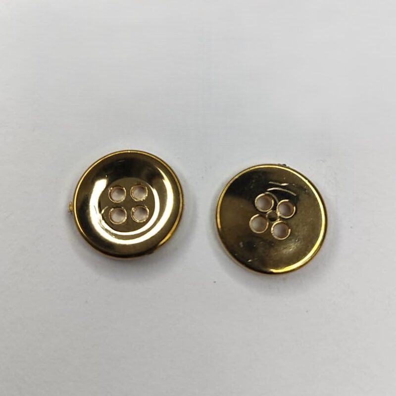 Botão de ABS 3232/24 Tam 24 Dourado/1000pçs