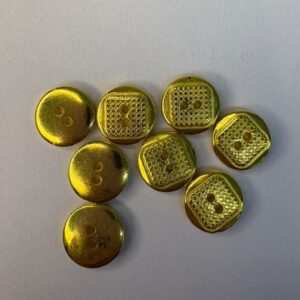 Botão de ABS 331/20 Tam 20 Dourado/1000pçs