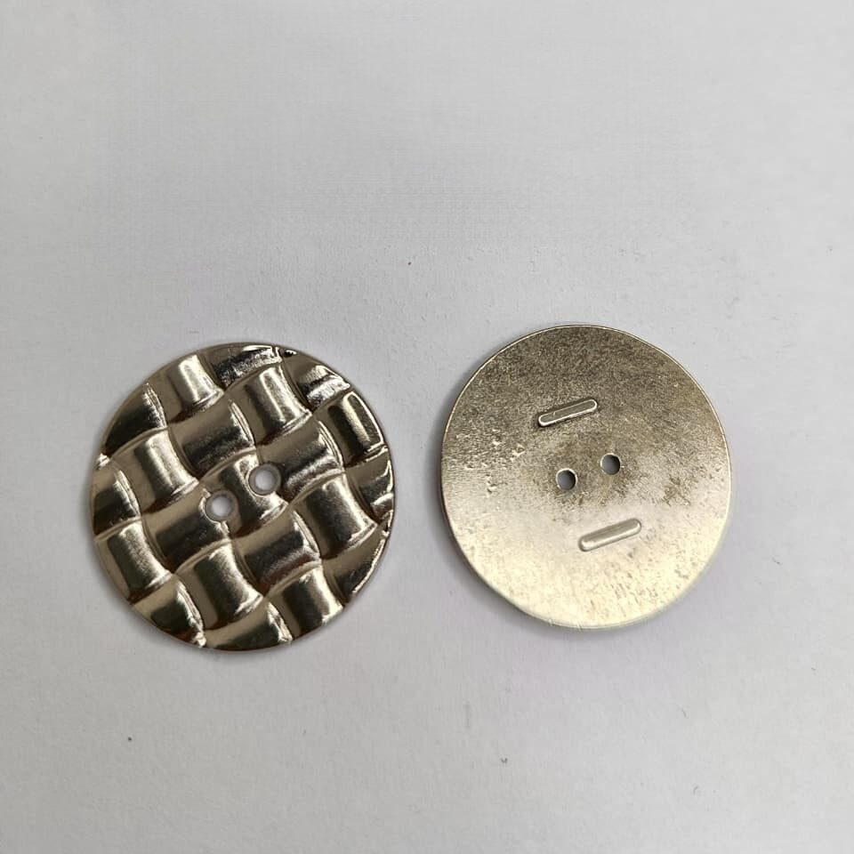 Botão de Metal 3321/48 Tam 48 Níquel/ 500 pçs