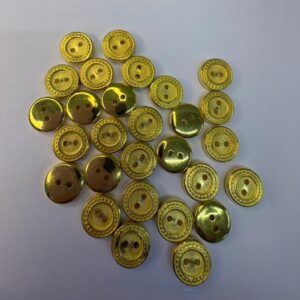 Botão de ABS 335/20 Tam 20 Dourado/1000pçs