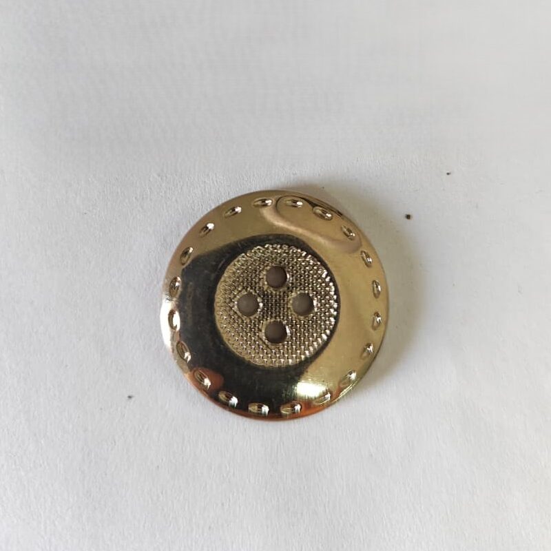 Botão de ABS 3387/40 Tam 40 Dourado/1000 pçs