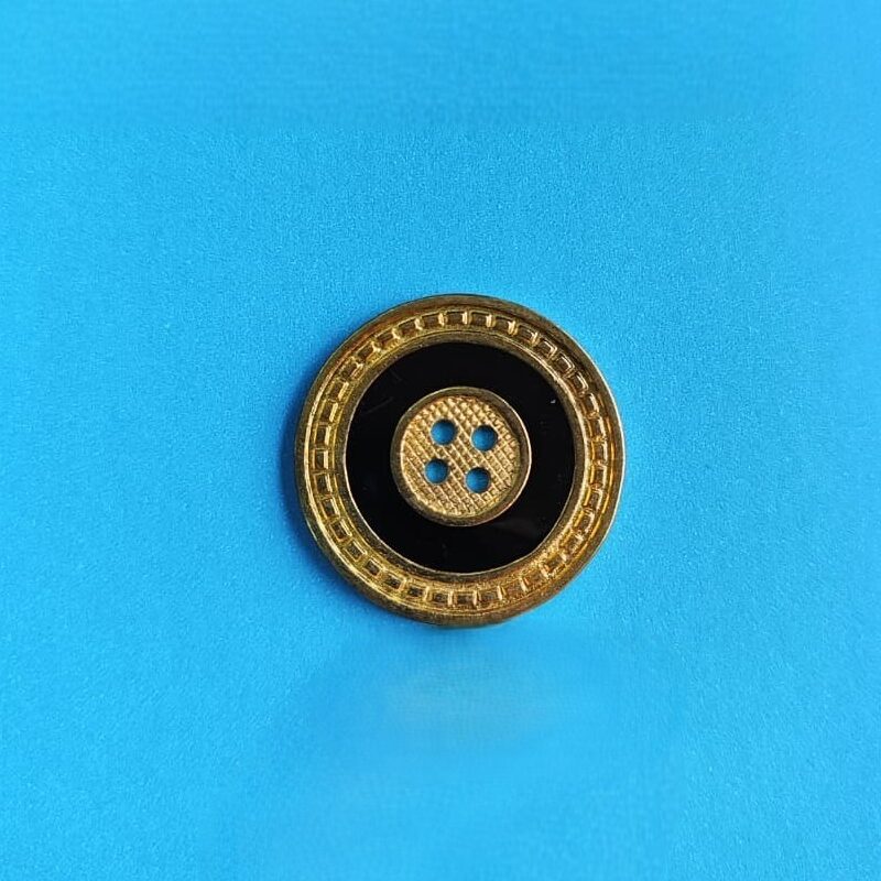 Botão de Metal 3496/54 Tam 54 Dourado/ 500 pçs