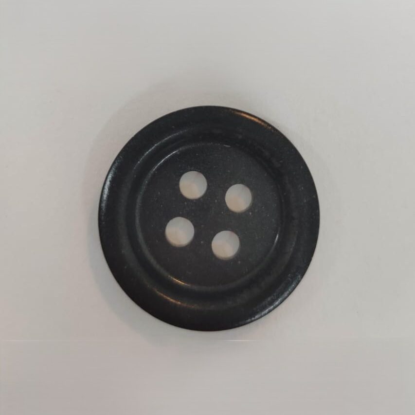 Botão Poliéster 352/48 Tam 48 Preto/500 pçs