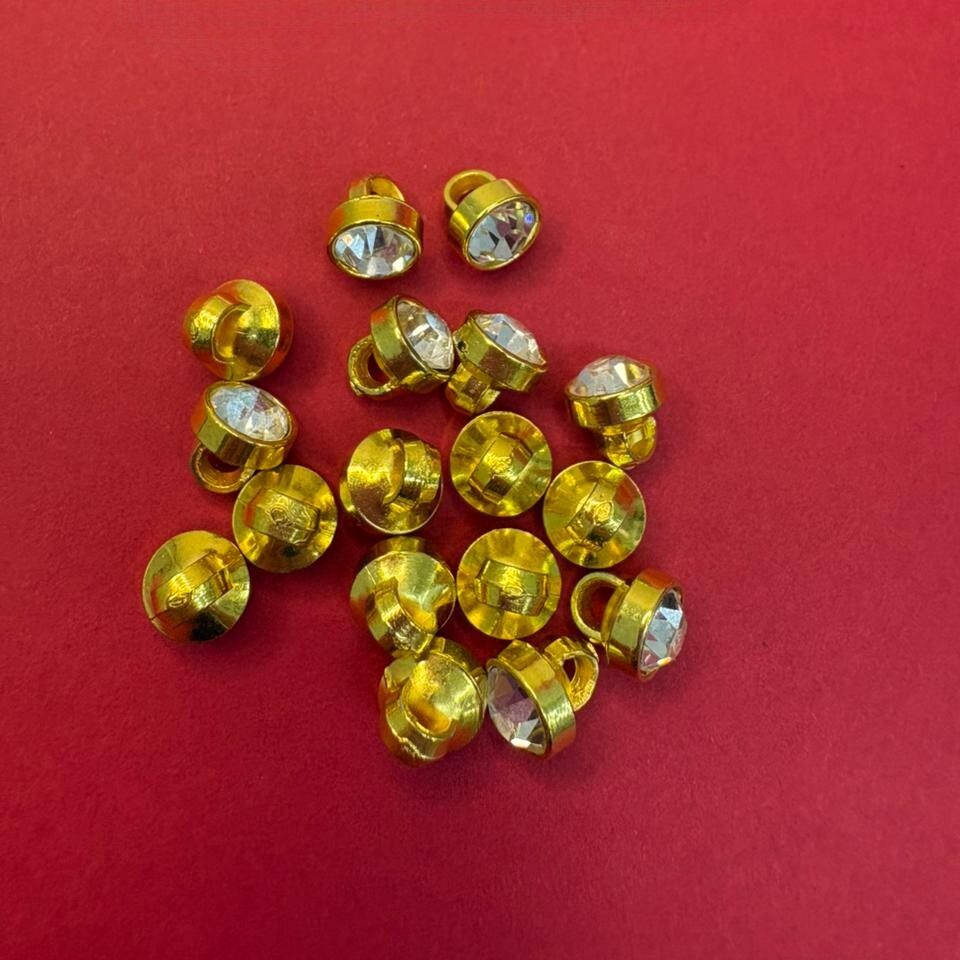 Botão de ABS 499/14 Tam 14 Strass/ 1000 pçs