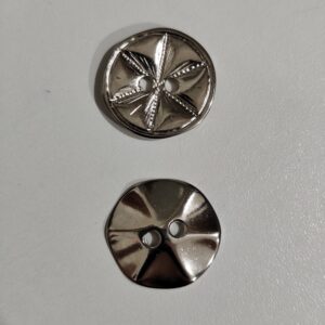 Botão de Metal 5567/36 Tam 36 Níquel/1000 pçs