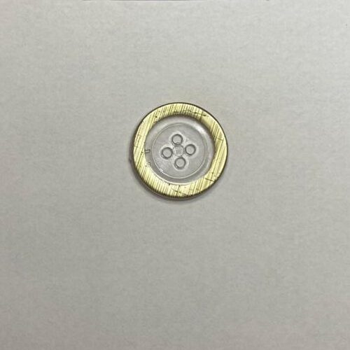 Botão Acrílico 6057/40 Tam 40 Dourado/1000 pçs