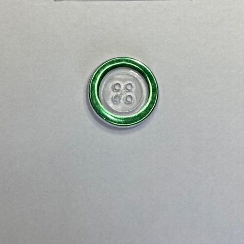 Botão Acrílico 6057/40 Tam 40 Verde/1000pçs