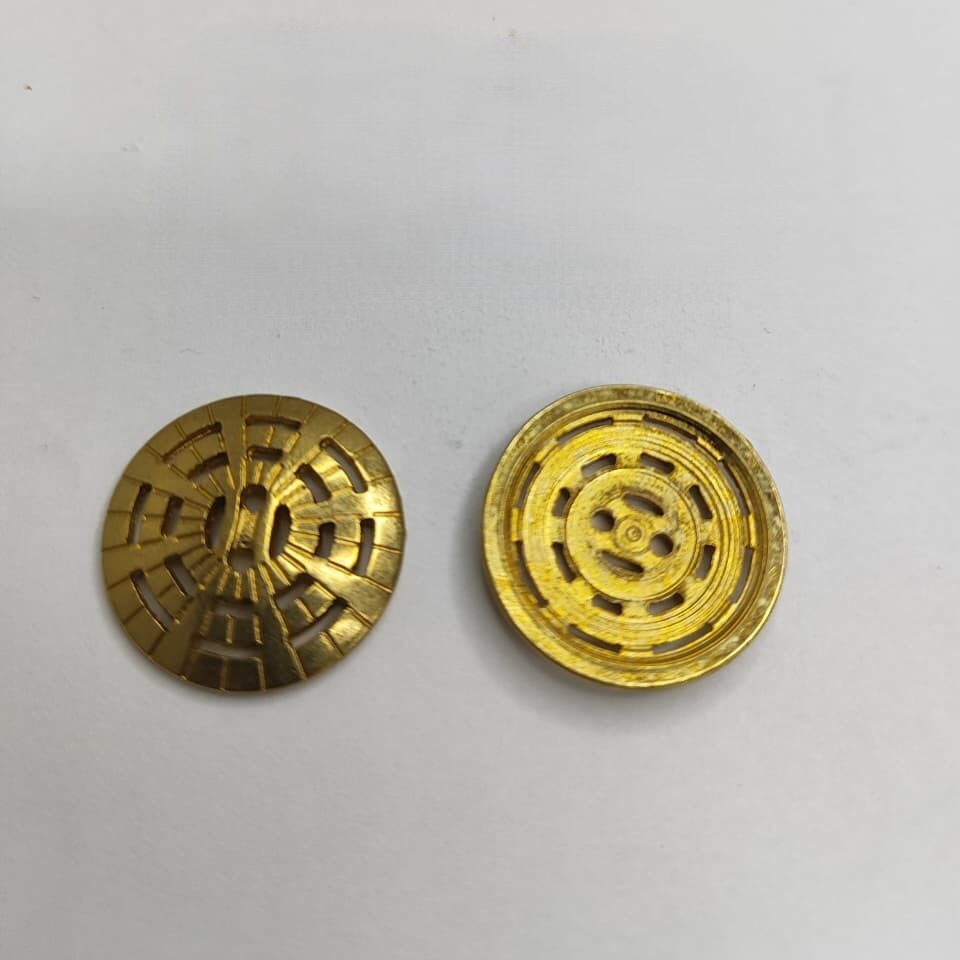 Botão de Metal 6738/40 Tam 40 Dourado/ 500 pçs