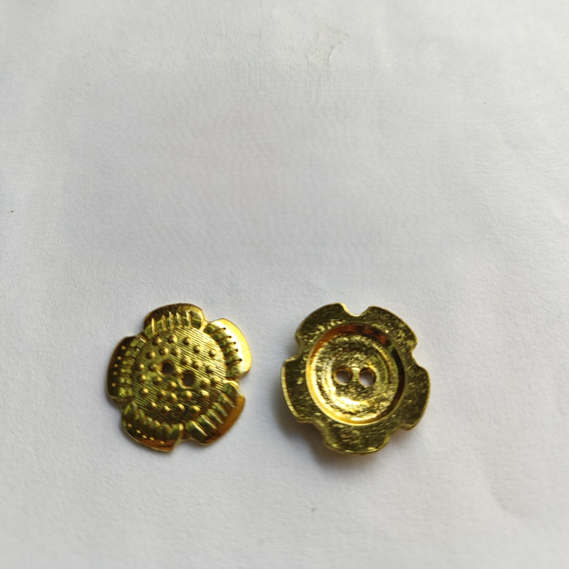 Botão de Metal 70478/28 Tam 28 Dourado/1000 pçs