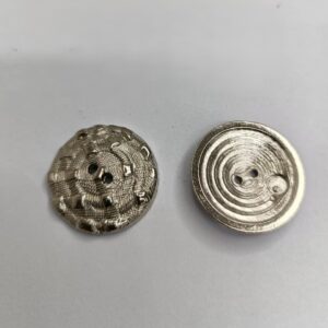 Botão de Metal 70489/40 Tam 40 Níquel/ 500 pçs