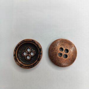 Botão de Metal 7050/40 Tam 40 Ouro Velho/500 pçs