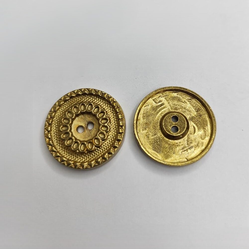 Botão de Metal 70594/48 Tam 48 Dourado/ 500 pçs
