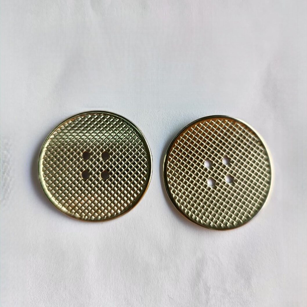 Botão de Metal 7103/54 Tam 54 Dourado/ 500 pçs