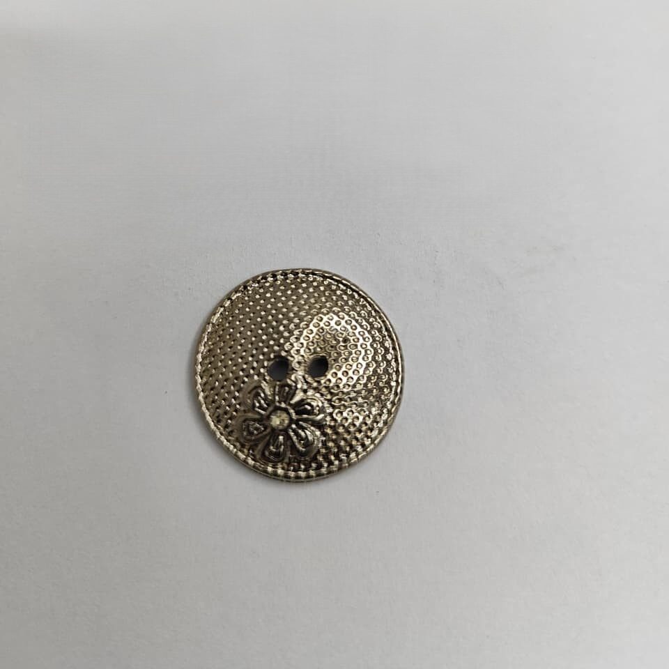 Botão de Metal 7271/40 Tam 40 Níquel/ 500 pçs